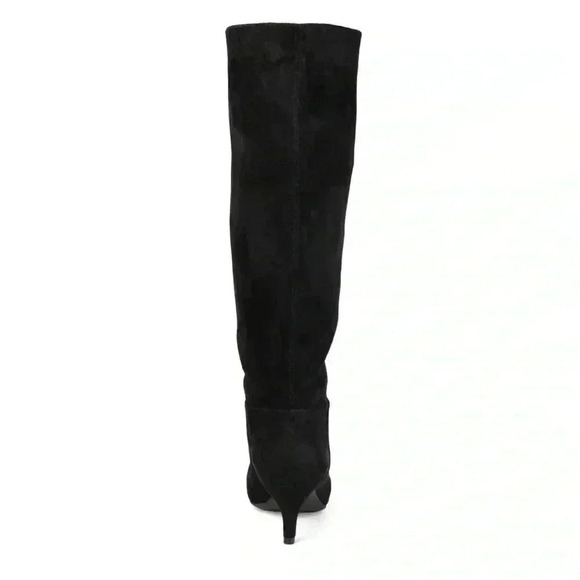 JOURNEE  Grey Black Padded Vellia Pointed Toe Kitten Heel Dress Boot Size 6 WC - Picture 11 of 11